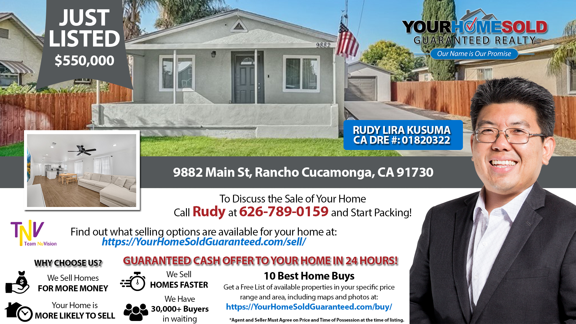 Just Listed - 9882 Main St, Rancho Cucamonga, CA 91730